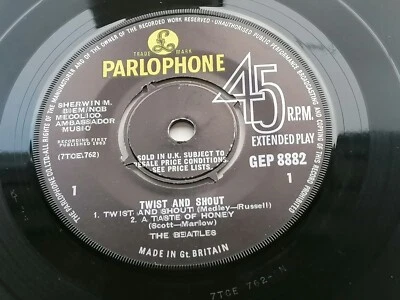 THE BEATLES  1964  U.K. E.P.  TWIST AND SHOUT   SOLD IN U.K. TEXT - Image 1 of 4