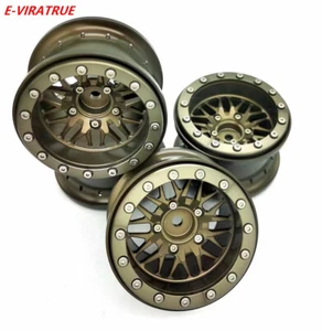 E-VIRATRUE Hard Anodized 2.2''Alu Wheel For SCX10&TRAXXAS TRX-4 Sport High Trail - Picture 1 of 3