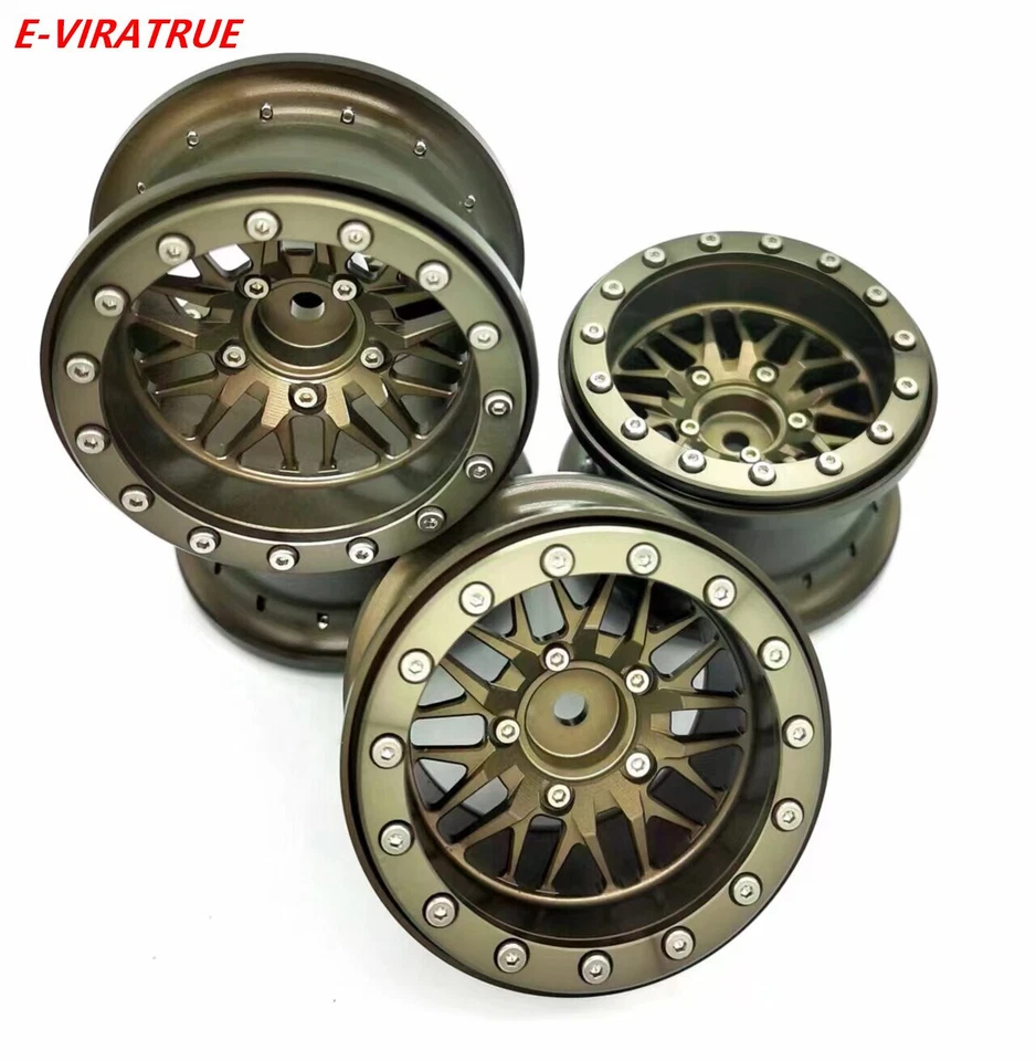 E-VIRATRUE Hard Anodized 2.2''Alu Wheel For SCX10&TRAXXAS TRX-4 Sport High Trail - Image 1 of 3