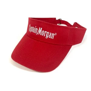 De colección CAPITÁN MORGAN VISERA roja blanca playa verano ron sol sombrero gorra hombre/mujer ADULTO - Imagen 1 de 6