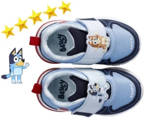 Bluey Toddler Boys SIZE 7 Light Up Slip On Sneaker BLUE Color With On/Off Switch - Picture 1 of 24