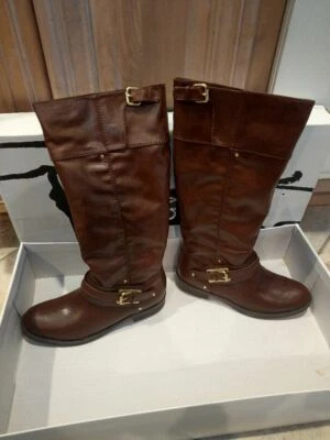 DV by Dolce Vita Women's Lasso Riding Boot. Color- Cognac Stella Size 6.5 - Image 1 of 4