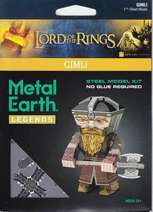 Faszination Metal Earth Legends Herr der Ringe - GIMLI - 3D Stahl Modellbausatz - Bild 1 von 3
