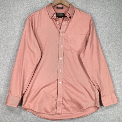 Camisa Pendleton Bridgeport Para Hombres M Salmón Manga Larga Exterior Bolsillo Abotonable Foto 1 de 4