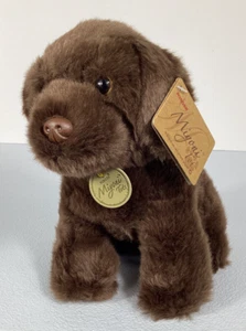 Aurora Miyoni Tots Chocolate Lab Cachorro 7.5" Peluche Marrón Labrador Peluche - Imagen 1 de 16
