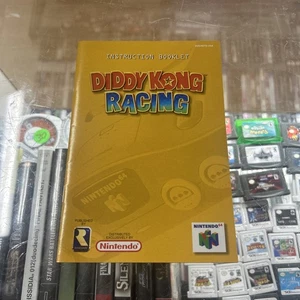 Diddy Kong Racing Nintendo 64 N64 Bedienungsanleitung Booklet NUR 1997 - Bild 1 von 2