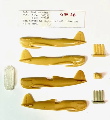 Fiat G.59 2B – Lotto Conversione Resina 1/72 – L.B. Italian Wing  RARISSIMO - Immagine 1 di 4