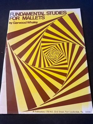Libro de música vintage Fundamental Studies for Mallets de Garwood Whaley Foto 1 de 3