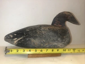 maine surf scoter drake duck decoy antique - Picture 1 of 13