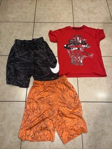 Nike, Boys Size XL, Lot Of 3, Athletic Shorts and Shirt - Picture 1 of 3