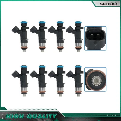 8 件燃油喷射器适用于 INFINITI 适用于 QX56 日产探路者 Titan Xterra Frontier — 第 1/4 张图片