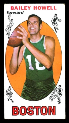 1969-70 TOPPS NBA BASKETBALL #5 Bailey Howell VG-EX BOSTON CELTICS Tiny Creases - Image 1 of 2