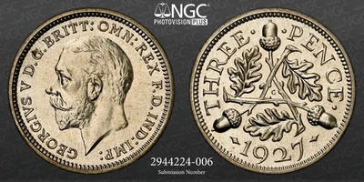 1927 Серебряный 3D доказательство NGC PR66 - Изображение 1 из 4