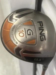 PING G10 460CC TITANIUM DRIVER TFC 129 D REGULAR FLEX 13.5 RH Free Shipping - Picture 1 of 24