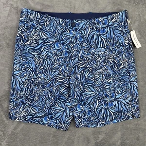 Tommy Bahama pantaloncino uomo 34 blu alla pari performance marittimo 8" stampa floreale - Foto 1 di 11