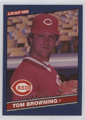 1986 Leaf Canadian Tom Browning #179 - Image 1 of 2