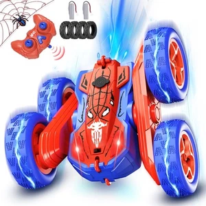 Spider Remote Control Car for Boys, RC Stunt Car with Light Spray, Double Sid... - Picture 1 of 7