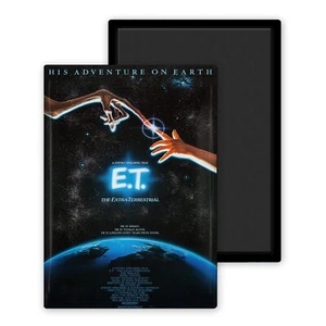 E.T. The Extra Terrestrial Version 1 Filmplakat Kino-Magnet Kühlschrank 54x78mm - Bild 1 von 8