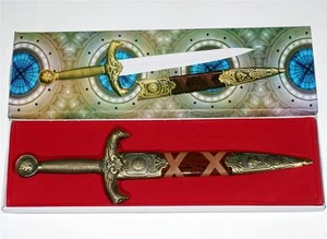 CUCHILLO DAGA EXCALIBUR Camelot REY ARTURO Caballero Medieval con VAINA Nuevo - Imagen 1 de 1