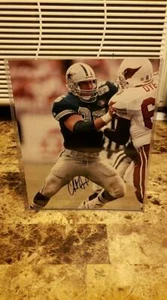 ** Chad Hennings NFL Dallas Cowboys Autogramm 8x10 Foto COA - Bild 1 von 2