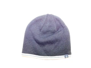 Gorro Nick Graham Nuevo con Etiquetas Para Hombre Negro Antracita Rayas Borde Gris Talla Única  - Imagen 1 de 3