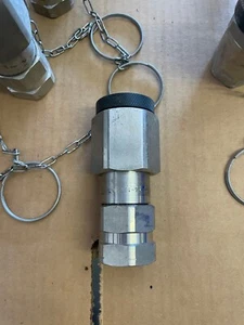 DNP PVT4-SS-16-16N NPT Schraube Typ Flachfläche mit Muffe Verschluss Kupplung 1" Nippel - Bild 1 von 3