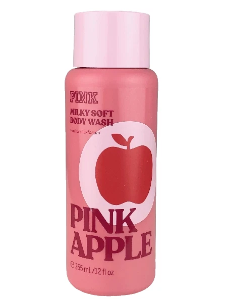 VICTORIA'S SECRET PINK PINK APPLE MILKY SOFT BODY WASH EXFOLIANT 12 oz NEW - Image 1 of 1