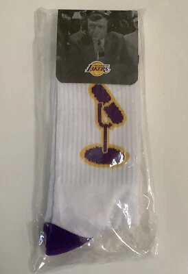 Calcetines promocionales LA Lakers Chick Hearn nuevos Foto 1 de 4