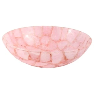Rose Quartz Bathroom Sink / Vanity Room Sink / Epoxy Counter Top Sink / Bar Sink - Picture 1 of 4