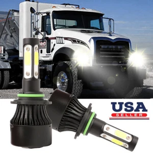 Faros LED de haz bajo 9006 de 4 lados bombillas de reemplazo 6000K para Mack Granite CX GU7 - Imagen 1 de 14
