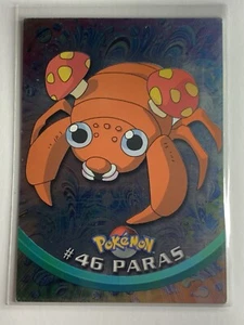 1999 Topps Pokemon TV #46 Paras (B) Silver Foil Blue Logo FREE COMBINED SHIP - Picture 1 of 2
