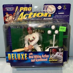 MARK McGWIRE 1998 START LINEUP PRO ACTION Modellino Deluxe, Sigillato, Hasbro - Foto 1 di 3