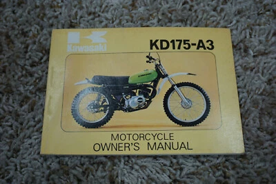 Manual do proprietário NOS 1978 Kawasaki KD175 A3 - Imagem 1 de 2