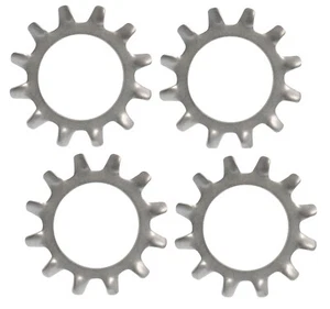 NOS Genuine Tigershark Serrated Handlebar Washer Set Of 4 Monte Carlo Montego - Picture 1 of 1