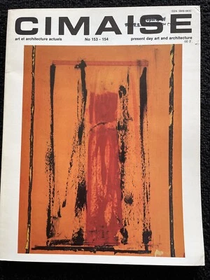 Vintage RARE 1981 Cimaise Magazine No 153-154 French Art + Architecture V2 - Image 1 of 4