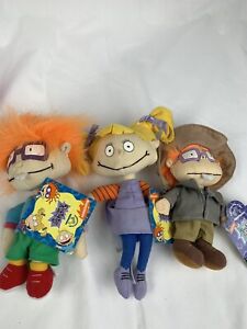 3 Rugrats Applause Stuffed Characters 1997 NWT 2 Chuckie's 1 Angelica 