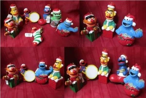 YOU CHOOSE 90s Sesame Street Muppets Plastic Christmas Ornament Bert Ernie Elmo - Picture 1 of 12