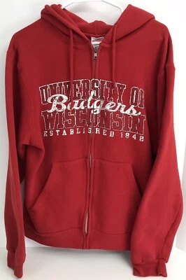 Sudadera con capucha suave grande University of Wisconsin Badgers *Leer* Foto 1 de 4