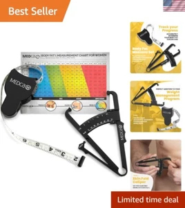 Professional Skinfold Calipers with Measuring Tape for Accurate BMI Tracking - Picture 1 of 11