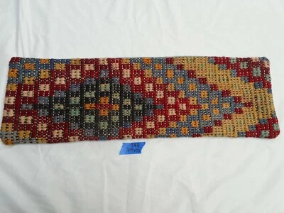Funda de Almohada Kilim Única 7x23" de Alfombra Kilim Cremallera Oculta Increíble Trabajo Foto 1 de 4