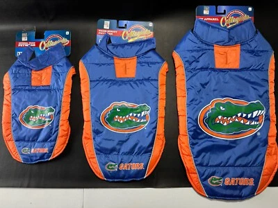 NWT Pets First Florida Gators NCAA Puffer Vest Jacket Coat for Dogs Size: S M L - Image 1 of 4