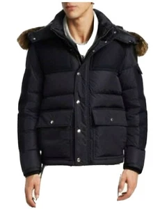 MONCLER ALPHAND Fur-trimmed Parka - Picture 1 of 8