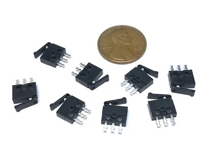 8 Piezas - NC NO Microinterruptor Restablecimiento Mini Pequeño Micro Interruptor de Límite Palanca Cámara A15 Foto 1 de 4