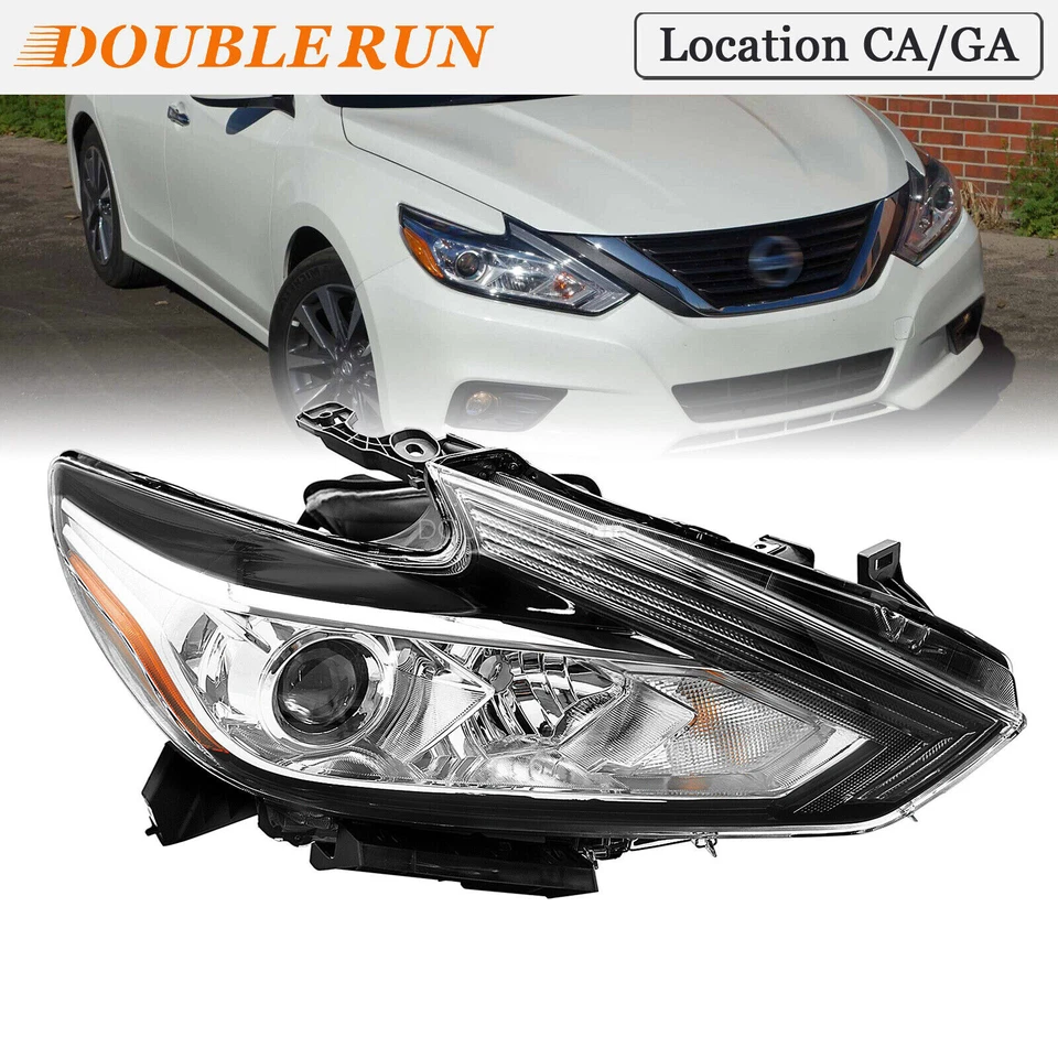 Faro halógeno lado pasajero apto para Nissan Altima 2016 2017 2018 diestro Foto 1 de 4