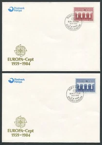 Faroer L70 2 FDC 1984 - Bridge - Europa CEPT - Picture 1 of 1