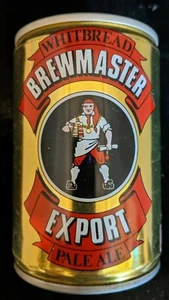 Whitbread Brewmaster Export Pale ale Empty Beer Can Pull Tab Open 9.68 oz - Picture 1 of 6