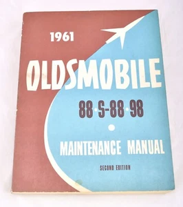 1961 Oldsmobile 88 S-88 98 Maintenance Manual 2nd Edition Service Manual - Picture 1 of 11