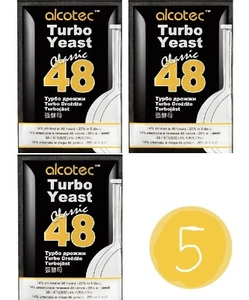 5X Alcotec 48 turbo CLASSIC CHEAPEST PRICE yeast alcohol free UK Delivery - Picture 1 of 2