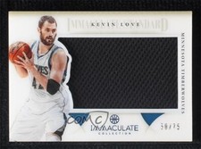 2012-13 Panini Immaculate - Immaculate Standard Materials Patch 50/75 Kevin Love