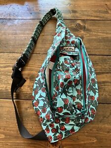 Kavu Rope Sling Backpack Floral Multicolor Bag Crossbody